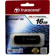 Transcend JetFlash 350 16GB, USB 2.0, Черный TS16GJF350